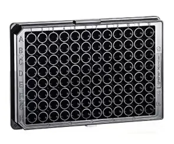 Plaque 96 puits noire med binding x 40