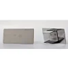 Plaque vierge - clipsable - 100 x 50 mm - lot de 10