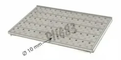 Plateau perforé acier inox pour modèle 30