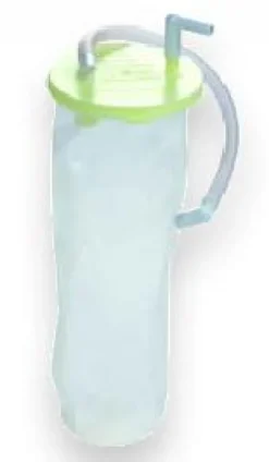 Poche d'aspiration 1,5 l Hospira, carton de 50 poches avec filtre anti-débordement,
