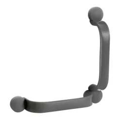 Poignée d'appui murale Etac Flex - modulaire - 2 segments 30 cm, l. totalement déplié : 60 cm - fixer par vis - gris