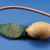 Poire double avec filet caoutchouc rouge Ø 46 mm