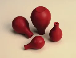 Poire en caoutchouc rouge 15 ml