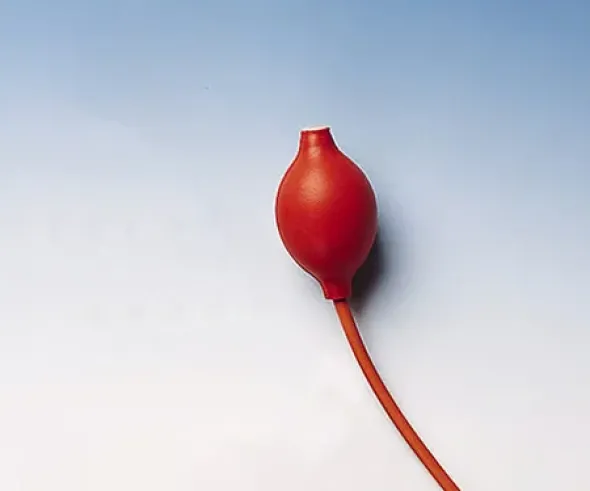 Poire pour burette à zéro automatique soufflet simple soupape tuyau de raccordement