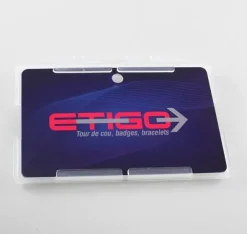 Porte-badge rigide CB face ouverte lot de 100 pcs