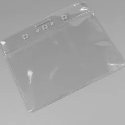 Porte-badge souple CB horizontal bande transparente lot de 100 pcs