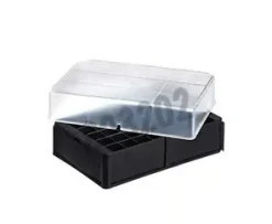 Portoir avec couvercle cryotube 1 ml et 2 ml dataMATRIX x 20