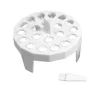 Portoir flottant blanc 20 x 1 ,5 ml rond Ø 98 mm x 4