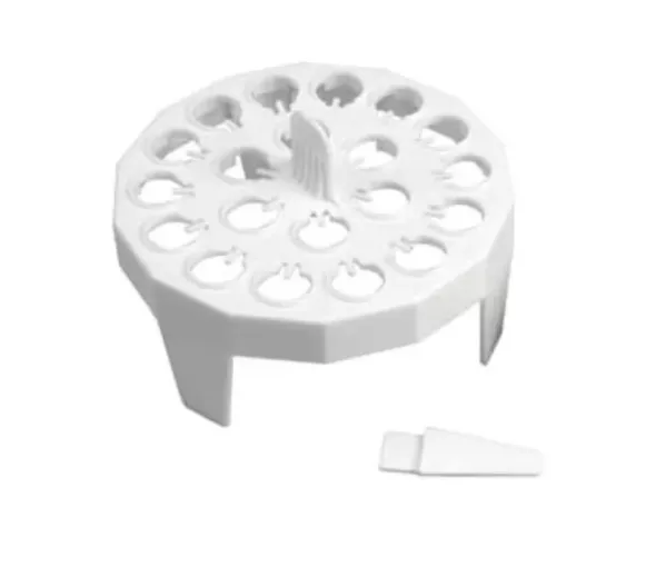 Portoir flottant blanc 20 x 1 ,5 ml rond Ø 98 mm x 4