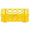 Portoir jaune pour 10 tubes 50 ml ou 18 tubes 15 ml