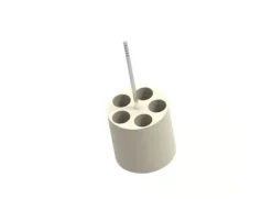 Portoir pour 5 tubes de 5/7 ml pour nacelles 1481, 1490 et 1495