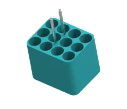 Portoir pour 12 tubes de 12 x 60mm pour nacelle 1366