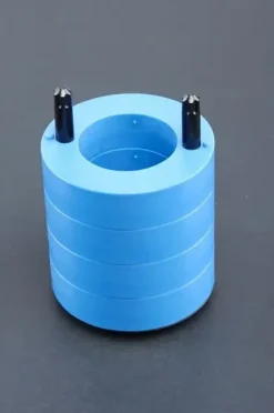 Portoir pour tubes fond rond 100 ml - lot de 4