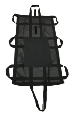 Portoir souple renforcé - Kevlar - noir - enroulable par sangle auto-agrippante - avec mousqueton ceinture