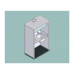 Poste de sécurité avec plénum d aspiration et système de vidange dimensions 1800 x 700 mm - achat