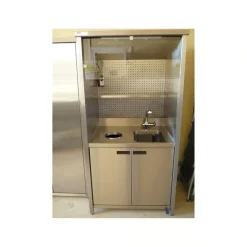 Poste de sécurité av plénum d aspiration, système vidange, armoire inférieure ventilée dim 1800 x 700 mm - achat