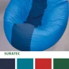 Pouf-poire Malta - grand, en tissu Suratec - dimension : ø 130 x ep. 27cm - poids limite 150 kg