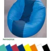 Pouf-poire Malta - standard, en tissu PhysioTex - dimension ø 150 x ep. 27cm - poids limite 150 kg