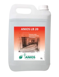 Produit de rinçage pour lave-bassin Anios LB 20 - 4 bidons de 5L-