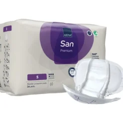 Protection anatomique Abena San 5 premium 28 x 54 cm - 1 palette de 2592 unités