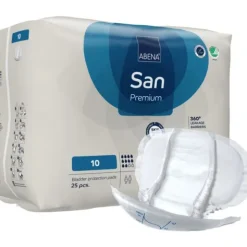 Protection anatomique Abena San 10 premium 37 x 73 cm - 1 palette de 2000 unités