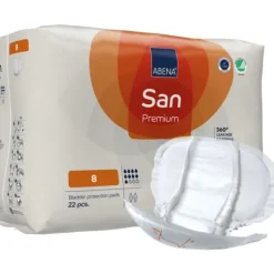 Protection anatomique Abena San 8 premium 36 x 63 cm - 1 palette de 1056 unités