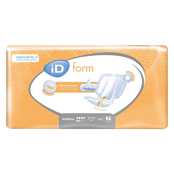 Protection anatomique iD Form Normal Discreet - 1 carton de 112 unités