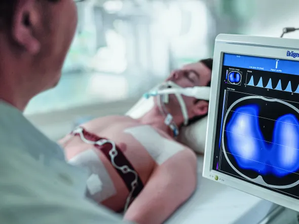 Pulmovista - Dispositif de mesure distribution ventilation par EIT - compatible : BABYLOG VN600, EVITA V800, SAVINA 300