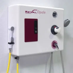 Pupitre de douche et désinfection Opale - mitigeur thermostatique - douchette patient/désinfection - affichage