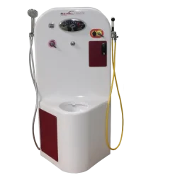 Pupitre OPALE 3012 complet - avec fonction chasse d'eau - vidoir en inox