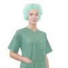 Pyjama de bloc (tunique et pantalon) - vert - 1 carton de 25