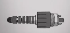 Raccord rapide Quick coupling R pour Turbine T1/T2 (LED) Dentsply Sirona, pour Turbines T1/T3 pour Turbine T1/T24