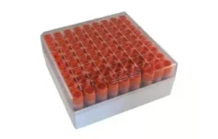 Rack Cryo RackWhite 9 x 9 PP Cryo Rack with Clear Lid x 10
