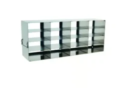 Rack inox 16 boites 51 mm 550 x 225 x 140 mm