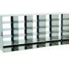 Rack inox 25 boites 51 mm 679 x 280 x 140 mm