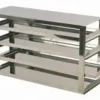 Rack inox à tiroirs h x l x p 228 x 558 x 140 mm 6 x 4 boîtes hauteur 50 mm
