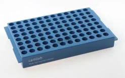 Rack réversible PP recycle pour 96 tubes 0,5 ml ou 2 ml
