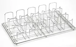 Rack support en inox pour 90 boîtes Ø 90 mm (compléter avec rails, ref : EB0033 et EB0034) - 60040