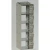 Rack 5 étages pour boîte (75x75x51 mm) de 25 tubes 2 ml pour Voyageur plus
