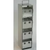 Rack 4 étages pour paillettes sans visotube pour Espace 331 avec plateau tournant - lot de 15