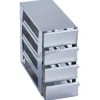 Rack tiroir congélateurs U101/F101H config fermée 8 boites 136x136x63mm