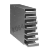 Rack tiroirs (4x7) boîtes 133x133x50 mm pour Innova U360/U535