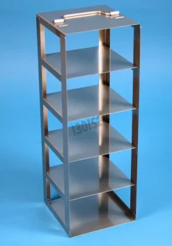 Rack verticale 5 boites 130x130x80mm congélateur coffre - ref 130152