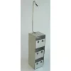 Rack vertical 3 étages sans visotube pour paillettes pour Arpege 140 - lot de 6