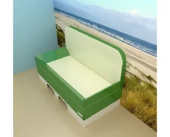 Rebord pour élément de couchage à eau - Base 130 x 20 x 20cm, couleur au choix