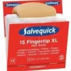 Recharge pour distributeur de pansements textile XL Salvequick : 15 pansements stériles 87×58 mm x 6