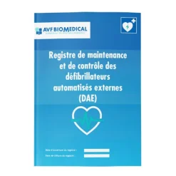 Registre de maintenance DAE AVF Biomedical