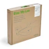 Rehausseur de toilettes Etac My-Loo - fixe, avec couvercle , ep. 6 cm, fixé sur toilettes