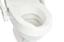 Rehausseur de toilettes Etac My-Loo - fixe, avec couvercle , ep. 6 cm, fixé sur toilettes