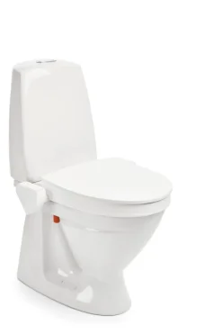 Rehausseur de toilettes Etac My-Loo - fixe, avec couvercle , ep. 6 cm, fixé sur toilettes